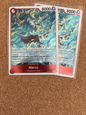One Piece card game Marco x2