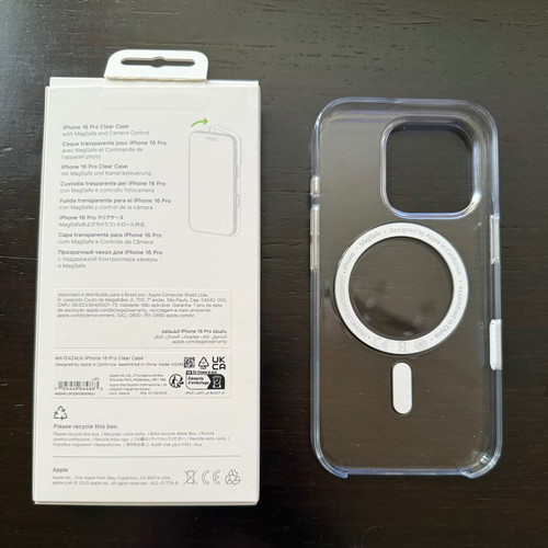 iPhone 16 Pro clear case like new, genuine Apple