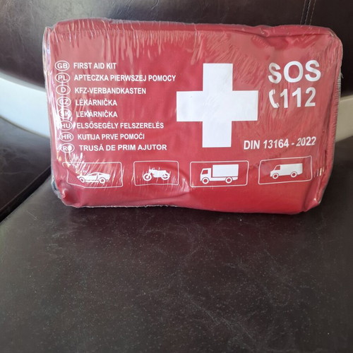 First Aid Kit for Vehicle new, DIN 13164-2022 standard
