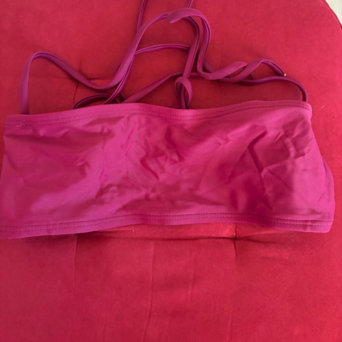 Swimsuit set used, burgundy color, size S