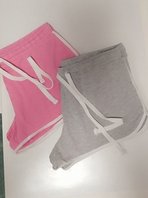 Tally Weijl women's sports shorts like new, 2 pieces pink and gray