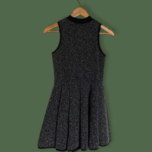 Pinko mini dress new, dark gray with black