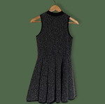 Pinko mini dress new, dark gray with black