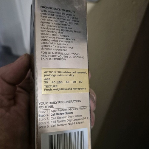L'Oréal Age Perfect Cell Renew Serum new, cell renewal