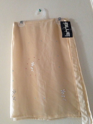 Bluenote beige pareo with rhinestones new