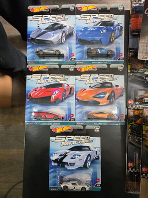 Hot Wheels Premium FPY86 Speed Machines set of 5 new