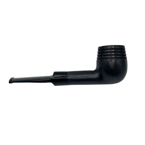Straight Matte Black Tobacco Pipe new, 9 mm Filter