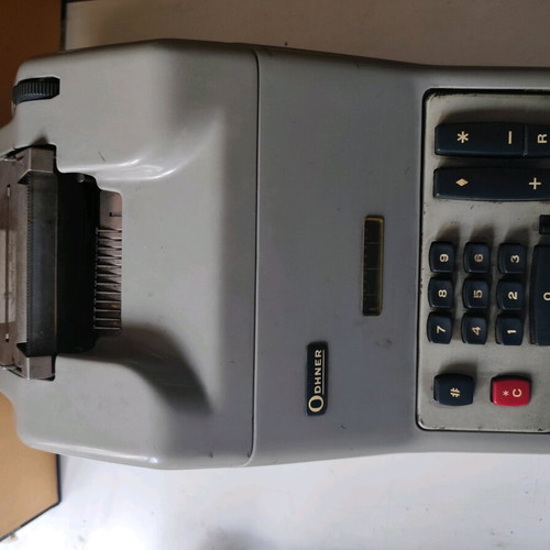 Odhner vintage mechanical calculator new with pinwheels