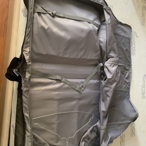 Suitcase travel bag A To Z Greek almost new, black crossbody