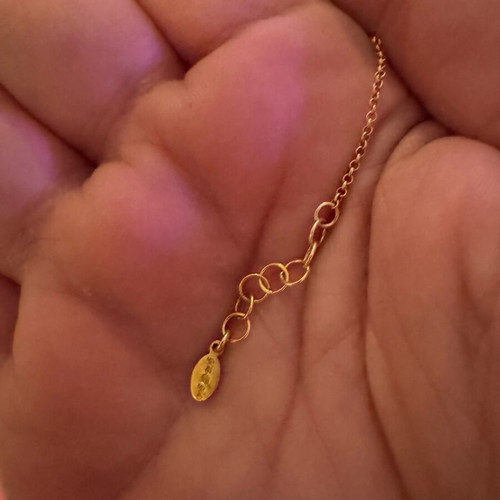 Gregio bracelet like new, silver gold-plated