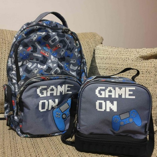 SCHOOL BAG WITH LUNCH BAG