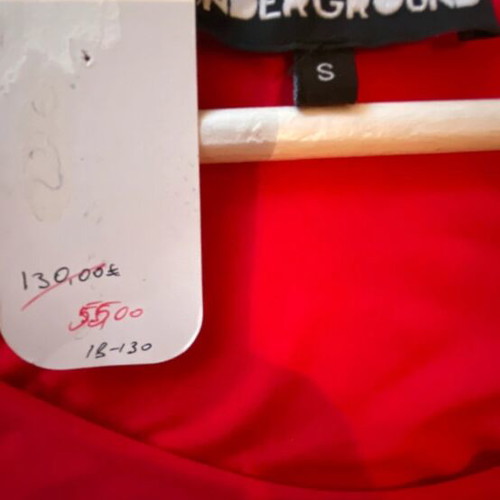 Underground dress by Apostolos Mitropoulos new, red, size S