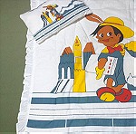  Vintage βρεφικό πάπλωμα με μαξιλαράκι