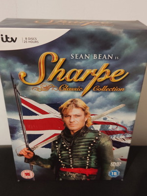 Συλλογή DVD λοχαγός Sharpe τηλεοπτική σειρά σαν καινούργιο χωρίς ελληνικούς υπότιτλους