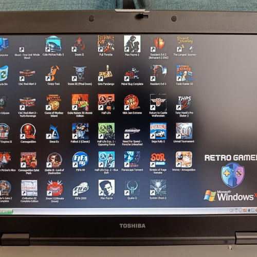 Toshiba Satellite M30X-155 Retro Gaming Laptop with 45+ Classic Games