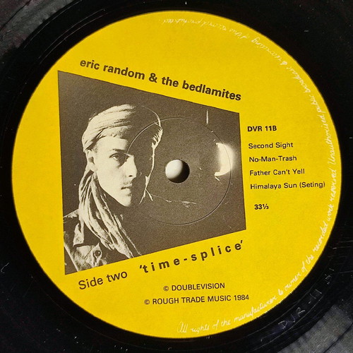 Eric Random & The Bedlamites Time-Splice vinyl used, electronic music