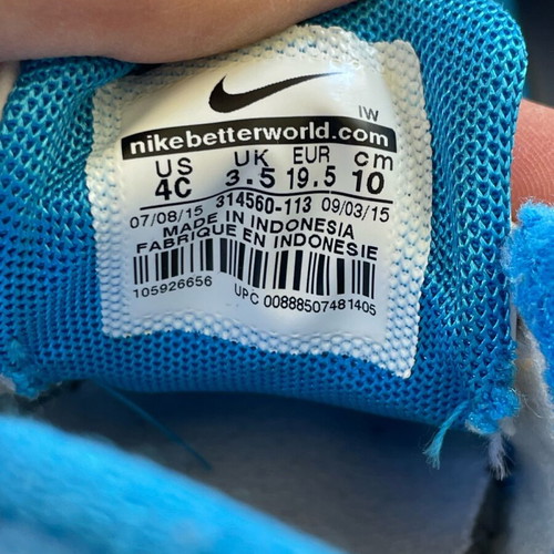 Nike baby shoes size 19.5 used, lightly worn