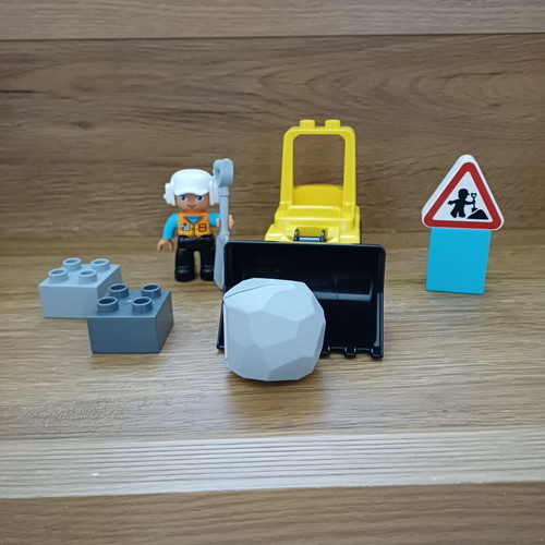 LEGO Duplo Bulldozer like new, 10 pieces, code 10930