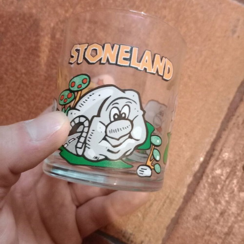 Stoneland Nutella collectible glass used