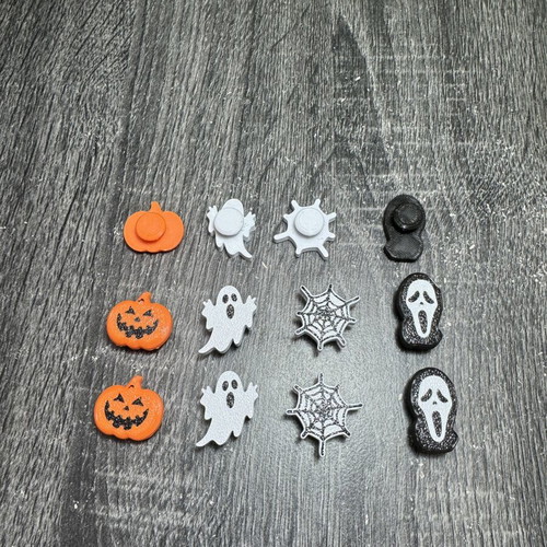 Σετ Halloween Crocs Charms, 4 τεμαχίων, 3D εκτύπωση