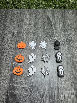 Σετ Halloween Crocs Charms, 4 τεμαχίων, 3D εκτύπωση