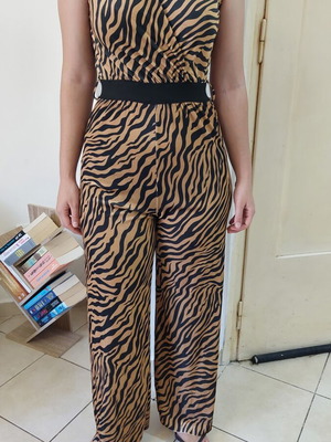 FN Fashion women's jumpsuit like new, black and brown, sizes S/M