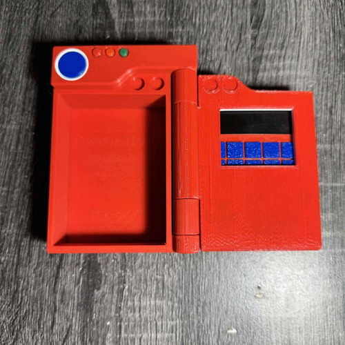 Pokedex Deck Box decorative custom made for 66 Pokemon cards