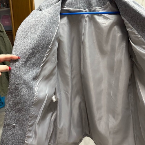 Grey coat like new, size M / 38 / 10