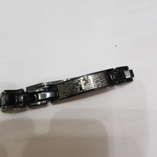 Men's bracelets made of steel used