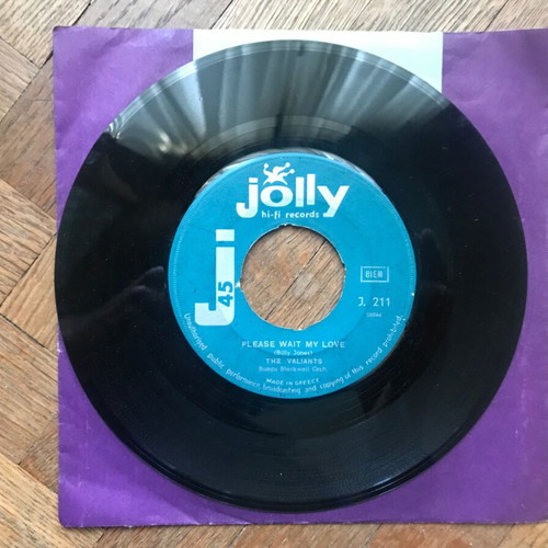 7" single The Valiants - Please Wait My Love / Frieda, Frieda like new