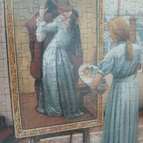 John O'Brien puzzle in frame like new