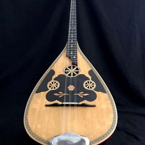 Tambourompouzouko new handcrafted string instrument by Manos Lantzanakis
