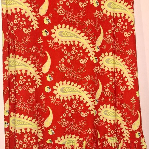 Dress red yellow new, elastic, size L
