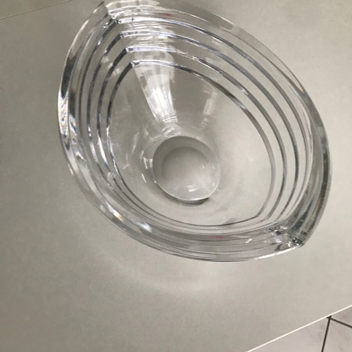 Costa Boda crystal bowl like new vintage decorative for dining table
