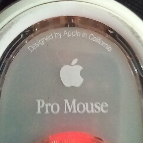 Apple Pro Mouse M5769 used, vintage optical mouse collectible