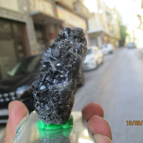 Galena mineral specimen, lead sulfide with silver traces
