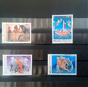 Ελληνικα Γραμματοσημα Ελληνικη Μυθολογια 2009 γραμματοσημα σε πολυ καλη κατασταση χρησιμοποιημενα