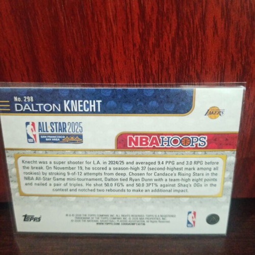Dalton Knecht All Star 2025 card like new