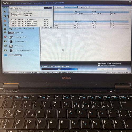 Dell Latitude E7240 12.5" laptop, i5, no mSATA, no charger