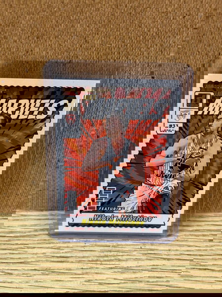2023-24 Donruss EuroLeague Net Marvels Gold Press Proof Nikola Milutinov - Olympiacos