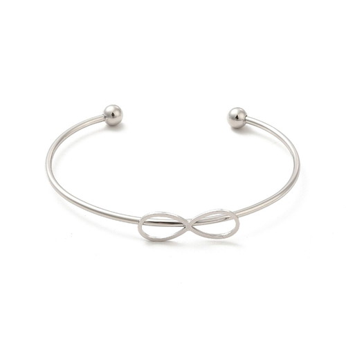 Steel infinity bracelet new made of stainless steel