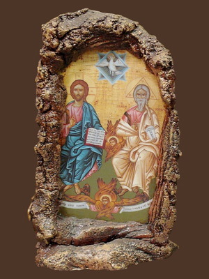 Εικόνα της Αγίας Τριάδας καινούργια (19x11 εκ.)