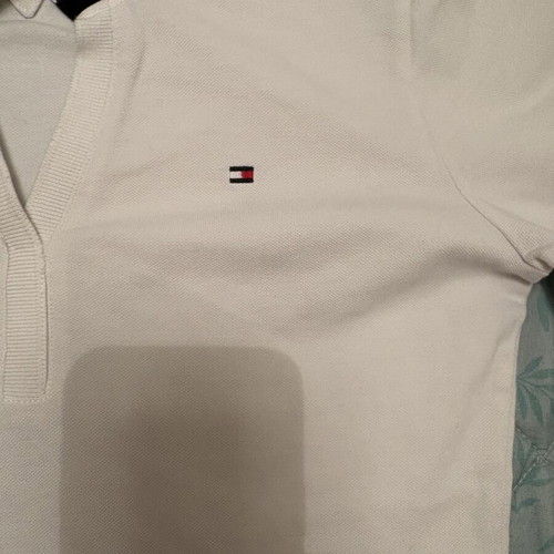 Tommy Hilfiger polo shirt, white, size S
