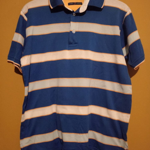 Claudio Ferrante striped men's polo shirt like new, size M