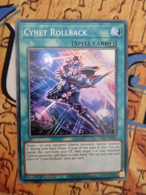 Cynet Rollback Quick Play Spell μεταχειρισμένη, Super Rare