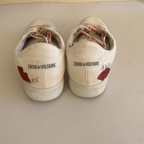 Zadig & Voltaire La Flash Lips sneakers size 37