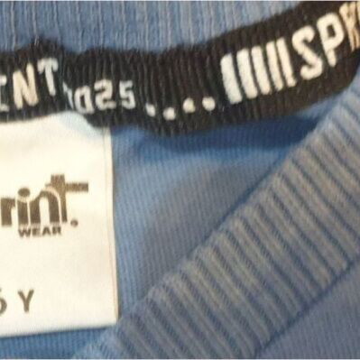 Sprint short-sleeve kids t-shirt size 116cm like new, blue multicolor