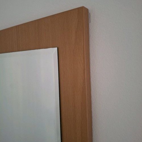 Handmade solid wood mirror like new