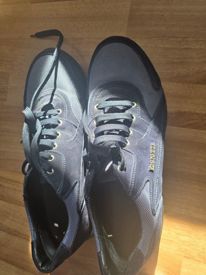 Cesare Paciotti men's casual shoes used, size 44.5/45, dark blue