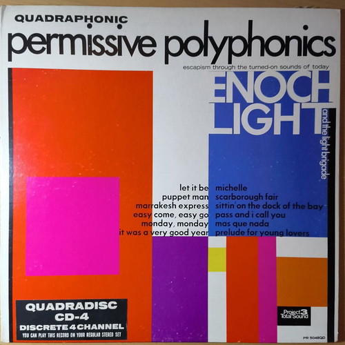Enoch Light Permissive Polyphonics LP like new, electronic